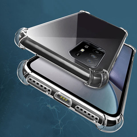 Silikon Schutzhülle Ultra Dünn Tasche Durchsichtig Transparent T07 für Oppo F19 Pro+ Plus 5G Klar