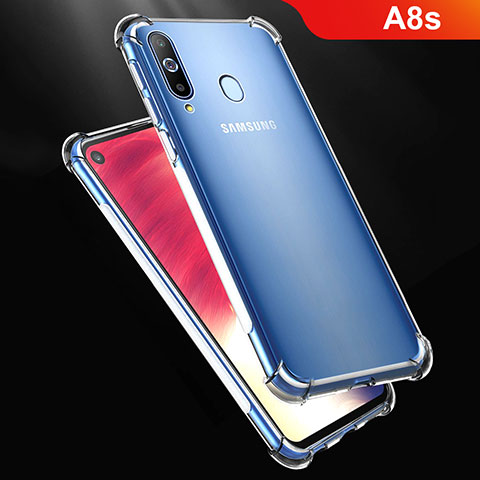 Silikon Schutzhülle Ultra Dünn Tasche Durchsichtig Transparent T07 für Samsung Galaxy A8s SM-G8870 Klar