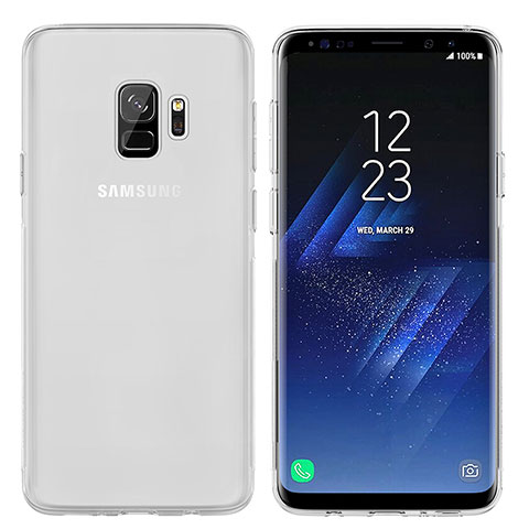 Silikon Schutzhülle Ultra Dünn Tasche Durchsichtig Transparent T07 für Samsung Galaxy S9 Klar