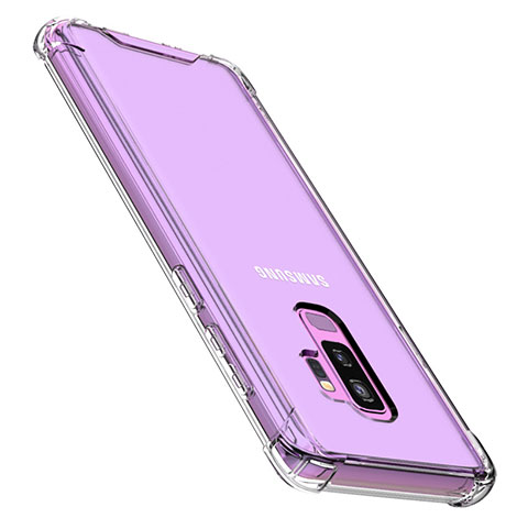 Silikon Schutzhülle Ultra Dünn Tasche Durchsichtig Transparent T07 für Samsung Galaxy S9 Plus Klar