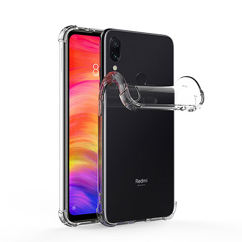 Silikon Schutzhülle Ultra Dünn Tasche Durchsichtig Transparent T07 für Xiaomi Redmi Note 7 Klar