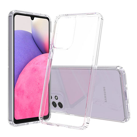 Silikon Schutzhülle Ultra Dünn Tasche Durchsichtig Transparent T08 für Samsung Galaxy A33 5G Klar