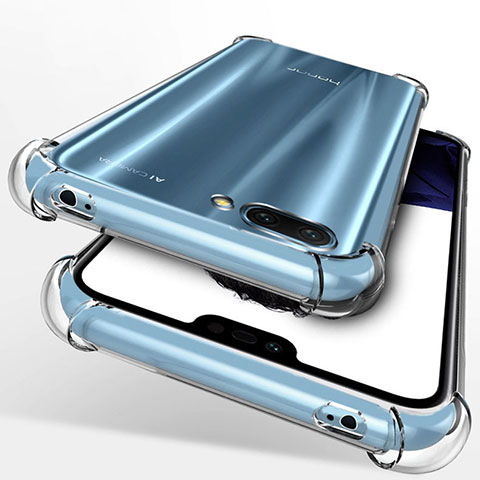 Silikon Schutzhülle Ultra Dünn Tasche Durchsichtig Transparent T09 für Huawei Honor 10 Klar