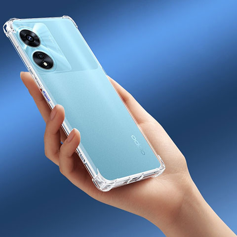 Silikon Schutzhülle Ultra Dünn Tasche Durchsichtig Transparent T11 für Oppo A1x 5G Klar