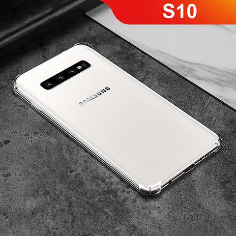 Silikon Schutzhülle Ultra Dünn Tasche Durchsichtig Transparent T11 für Samsung Galaxy S10 5G Klar