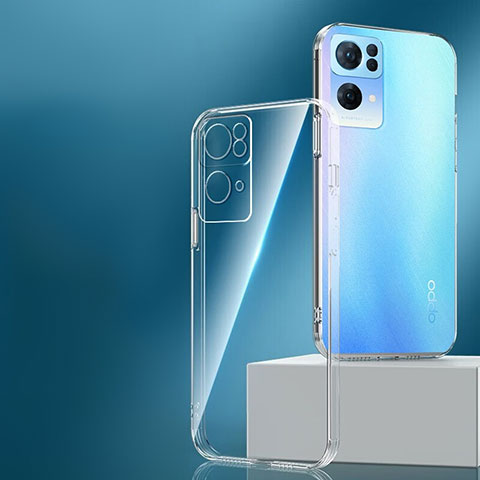 Silikon Schutzhülle Ultra Dünn Tasche Durchsichtig Transparent T13 für Oppo Reno7 Pro 5G Klar