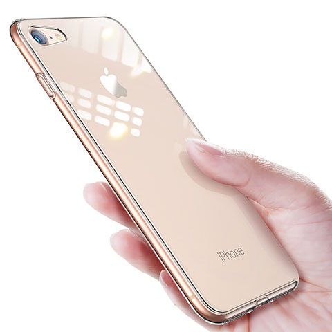 Silikon Schutzhülle Ultra Dünn Tasche Durchsichtig Transparent T14 für Apple iPhone SE3 (2022) Klar