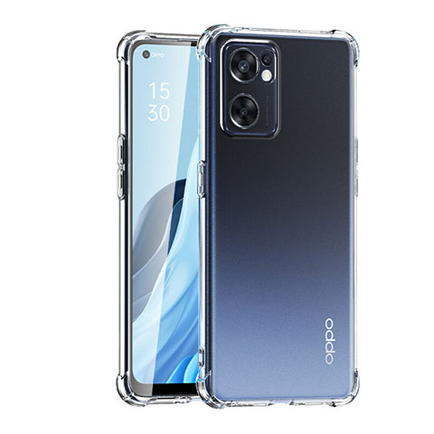 Silikon Schutzhülle Ultra Dünn Tasche Durchsichtig Transparent T16 für Oppo Reno7 SE 5G Klar