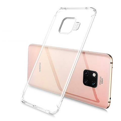 Silikon Schutzhülle Ultra Dünn Tasche Durchsichtig Transparent U02 für Huawei Mate 20 Pro Klar