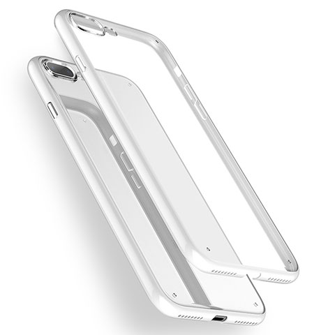 Silikon Schutzhülle Ultra Dünn Tasche Durchsichtig Transparent Z04 für Apple iPhone 7 Plus Klar