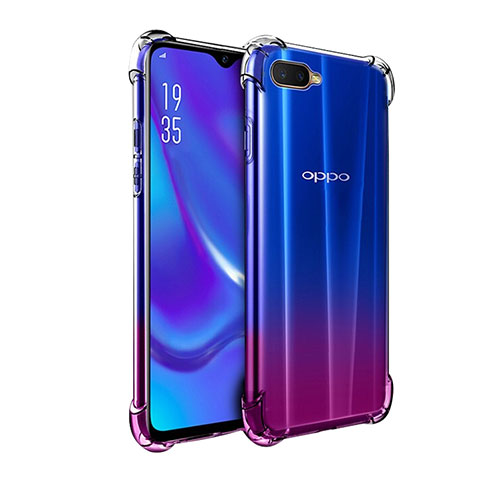 Silikon Schutzhülle Ultra Dünn Tasche Durchsichtig Transparent Z05 für Oppo R15X Klar