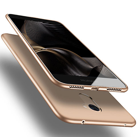 Silikon Schutzhülle Ultra Dünn Tasche S03 für Huawei Enjoy 7 Plus Gold