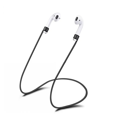 Silikon Sportgurt Anti-Lost Tether Gurt C01 für Apple AirPods Pro Schwarz