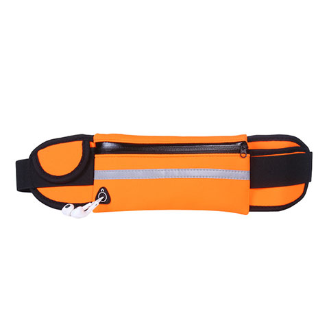 Sport Quertasche Schutz Hülle Laufen Joggen Universal L05 Orange