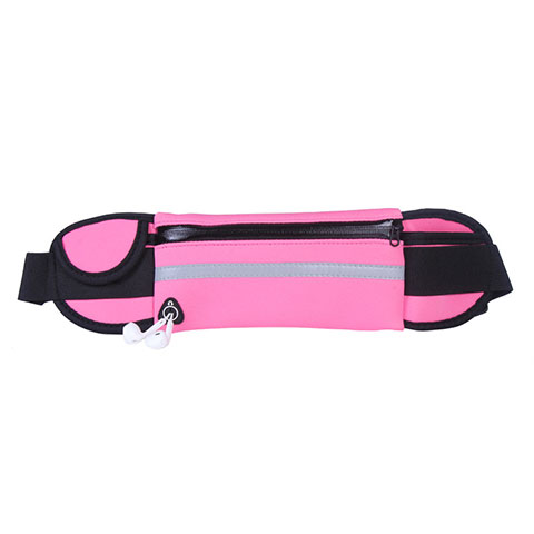 Sport Quertasche Schutz Hülle Laufen Joggen Universal L05 Rosa