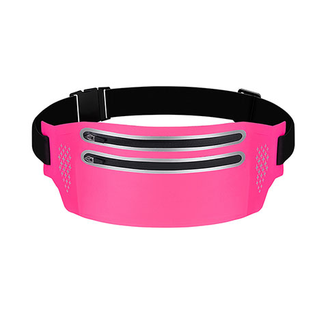 Sport Quertasche Schutz Hülle Laufen Joggen Universal L07 Pink