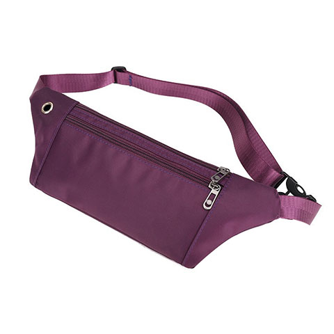 Sport Quertasche Schutz Hülle Laufen Joggen Universal S14 Violett