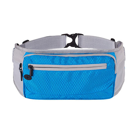 Sport Quertasche Schutz Hülle Laufen Joggen Universal S15 Hellblau