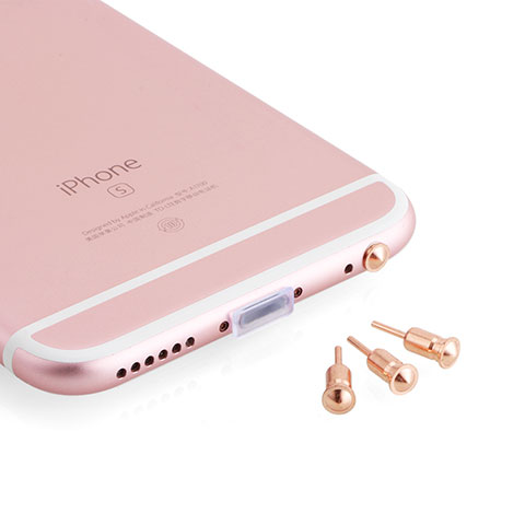 Staubschutz Stöpsel Passend Jack 3.5mm Android Apple Universal D05 Rosegold