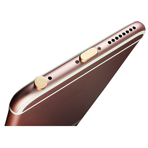 Staubschutz Stöpsel Passend Lightning USB Jack J02 für Apple iPhone 6S Plus Gold
