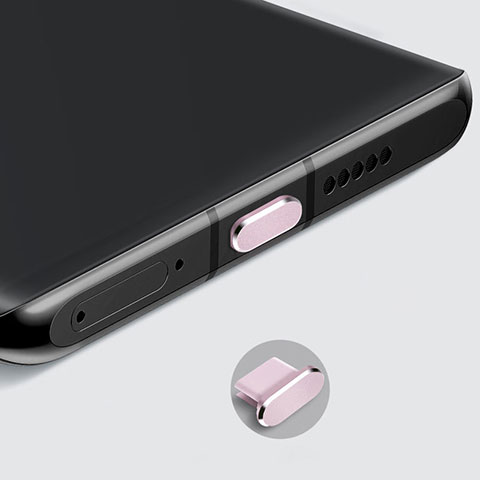 Staubschutz Stöpsel Passend USB-C Jack Type-C Universal H08 für Apple iPad Air 5 10.9 (2022) Rosegold