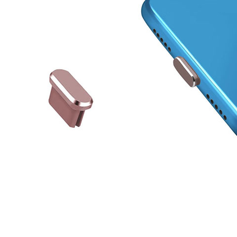 Staubschutz Stöpsel Passend USB-C Jack Type-C Universal H13 für Apple iPhone 15 Plus Rosegold