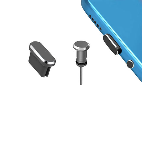 Staubschutz Stöpsel Passend USB-C Jack Type-C Universal H15 für Apple iPad Pro 11 (2021) Dunkelgrau