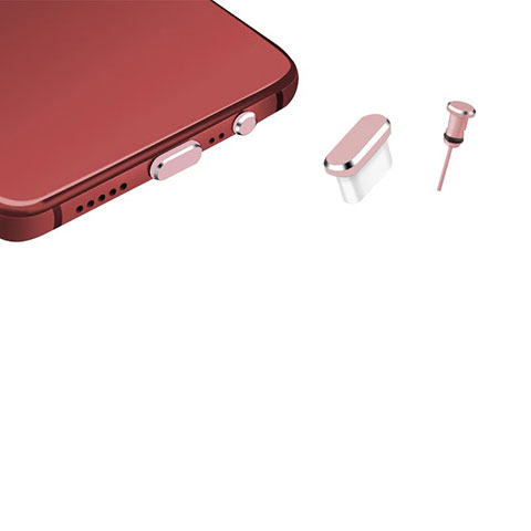 Staubschutz Stöpsel Passend USB-C Jack Type-C Universal H17 für Apple iPhone 15 Pro Rosegold