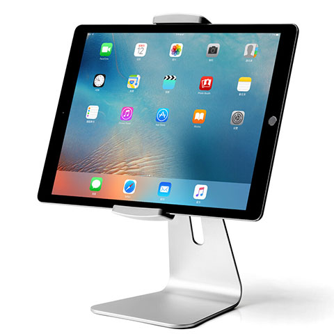 Tablet Halter Halterung Universal Tablet Ständer T24 für Apple iPad Air Silber