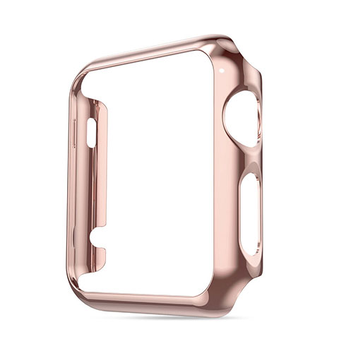 Tasche Luxus Aluminium Metall Rahmen für Apple iWatch 2 38mm Rosa