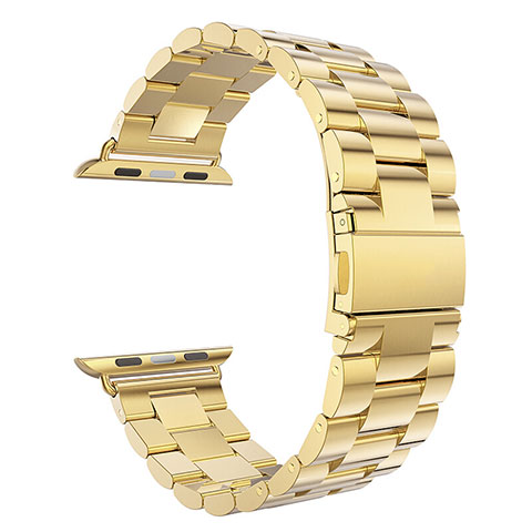 Uhrenarmband Edelstahl Band für Apple iWatch 3 42mm Gold