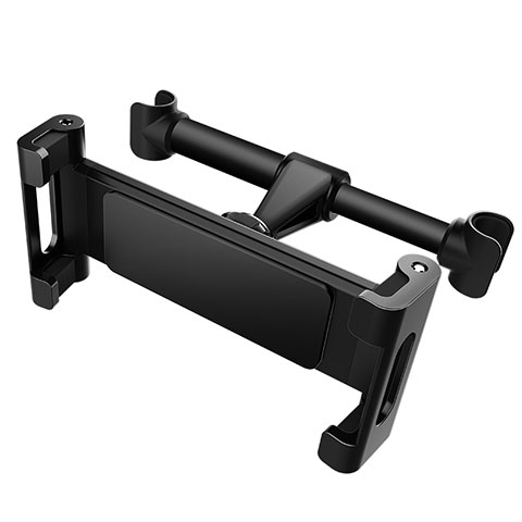 Universal Faltbare Ständer KFZ Halter Halterungung Rücksitz Tablet Halter Halterung B02 für Huawei MediaPad T2 Pro 7.0 PLE-703L Schwarz