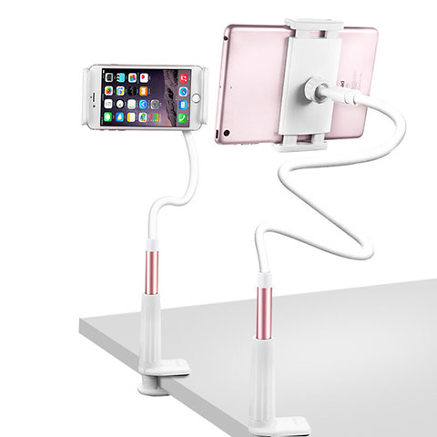 Universal Faltbare Ständer Tablet Halter Halterung Flexibel T33 für Apple iPad Air 2 Rosegold