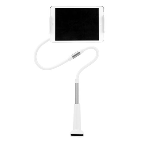 Universal Faltbare Ständer Tablet Halter Halterung Flexibel T33 für Apple iPad Air Silber