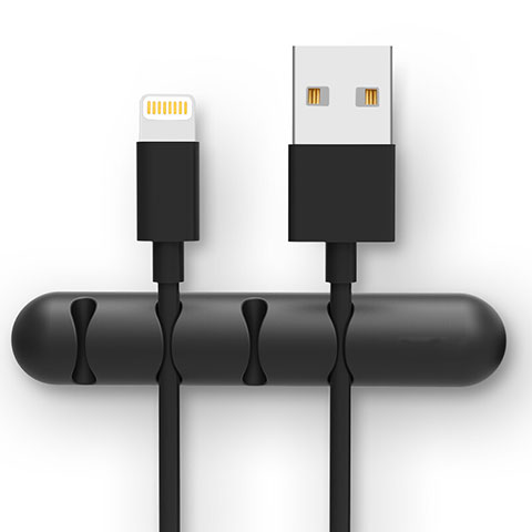 USB Ladekabel Kabel C02 für Apple iPhone Xs Schwarz