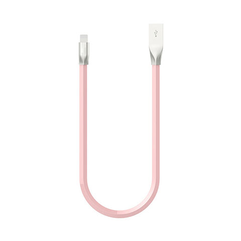 USB Ladekabel Kabel C06 für Apple iPad 4 Rosa