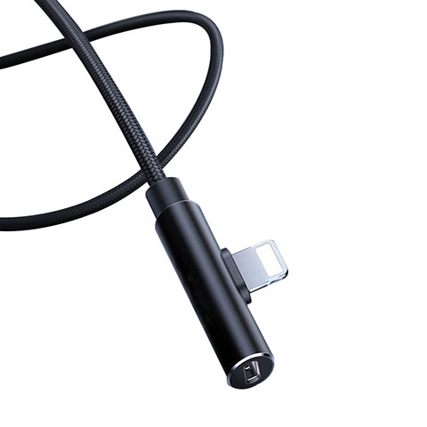 USB Ladekabel Kabel D07 für Apple iPad Air 10.9 (2020) Schwarz