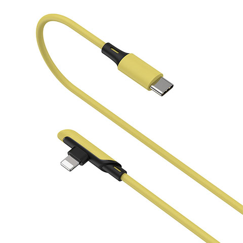 USB Ladekabel Kabel D10 für Apple New iPad Pro 9.7 (2017) Gelb