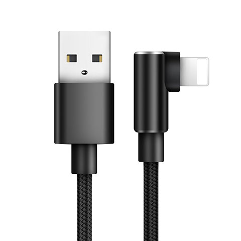 USB Ladekabel Kabel D17 für Apple New iPad 9.7 (2017) Schwarz