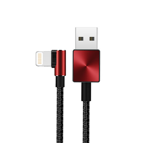 USB Ladekabel Kabel D19 für Apple iPad Air 10.9 (2020) Rot