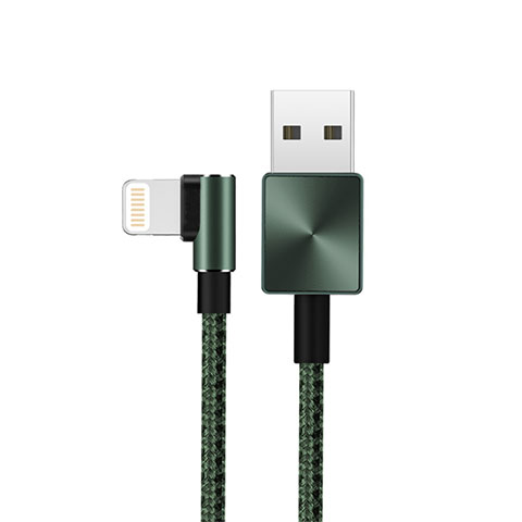 USB Ladekabel Kabel D19 für Apple iPhone 8 Plus Grün