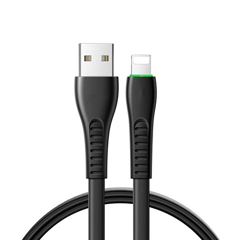 USB Ladekabel Kabel D20 für Apple iPad New Air (2019) Schwarz