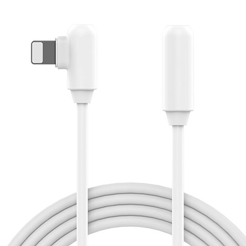 USB Ladekabel Kabel D22 für Apple iPhone XR Weiß