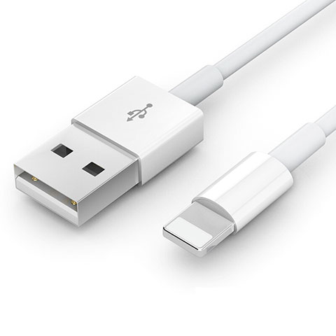 USB Ladekabel Kabel L09 für Apple iPhone 11 Pro Weiß