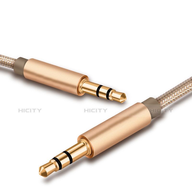 Audio Stereo 3.5mm Klinke Kopfhörer Verlängerung Kabel auf Stecker A01 Gold Plus