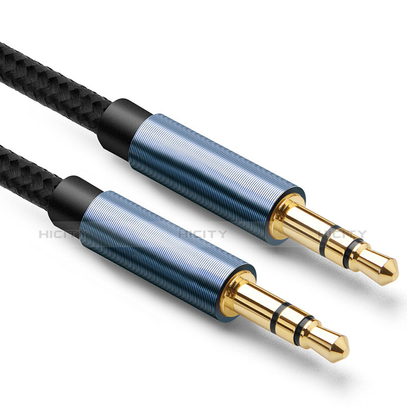 Audio Stereo 3.5mm Klinke Kopfhörer Verlängerung Kabel auf Stecker A04 Schwarz