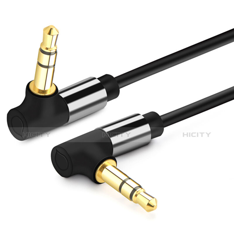 Audio Stereo 3.5mm Klinke Kopfhörer Verlängerung Kabel auf Stecker A09 Schwarz