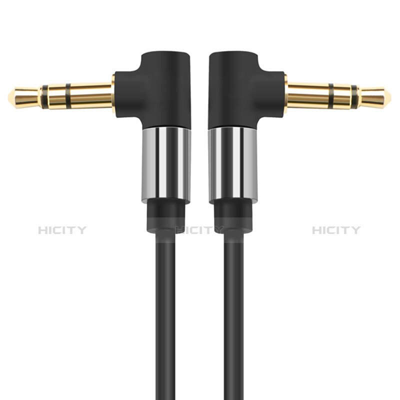 Audio Stereo 3.5mm Klinke Kopfhörer Verlängerung Kabel auf Stecker A09 Schwarz