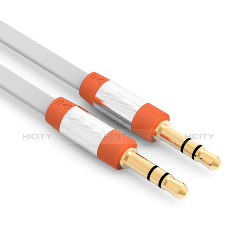 Audio Stereo 3.5mm Klinke Kopfhörer Verlängerung Kabel auf Stecker A12 Orange