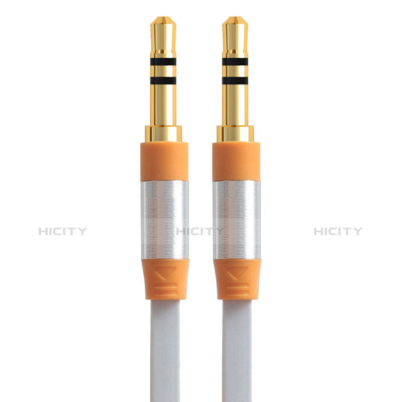 Audio Stereo 3.5mm Klinke Kopfhörer Verlängerung Kabel auf Stecker A12 Orange